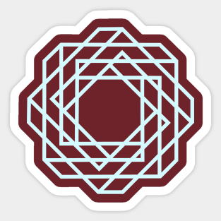 geometric infinity Sticker